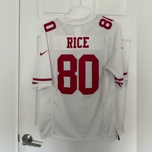 San Francisco 49ers Jerry Rice Nike White Retired Game Jersey